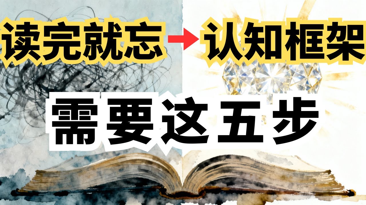 停止无效阅读！用“主动阅读五步法”构建你独有的认知框架