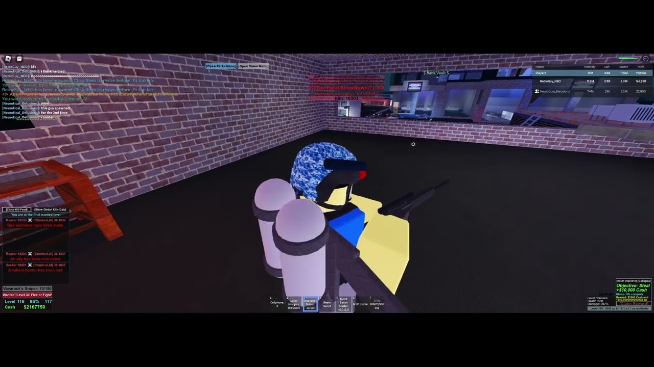 Infamy final bosses