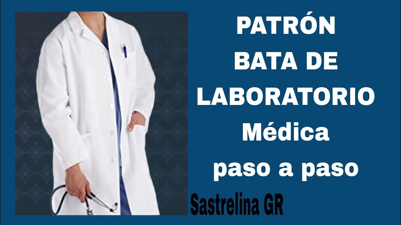 1.ª parte de patrón para BATA DE LABORATORIO/ MÉDICA,pasó a pasó cualquier talla  ( idea de negocio)