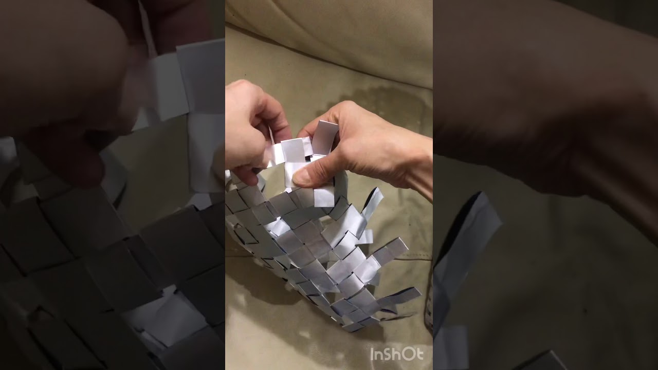 Большая корзинка из маленькой коробочки