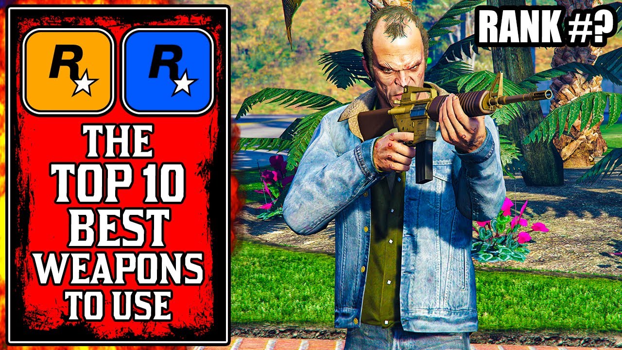 The Top 10 BEST GUNS You NEED To Use In GTA Online (GTA5 Best Weapons)