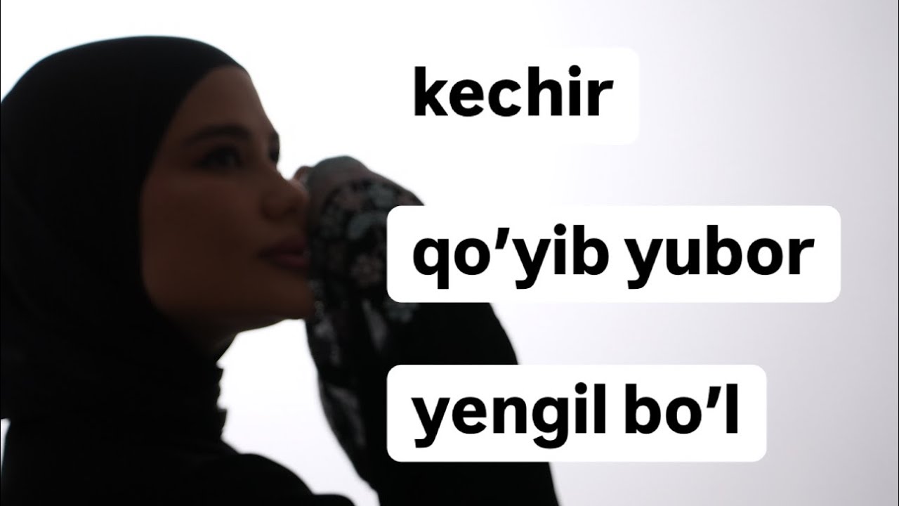 Kechir, qo’yib yubor, yengil bo’l 🍃