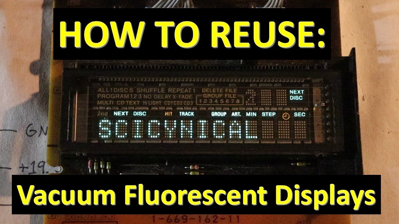 Reusing Vacuum Fluorescent Displays (MSM9202-01)