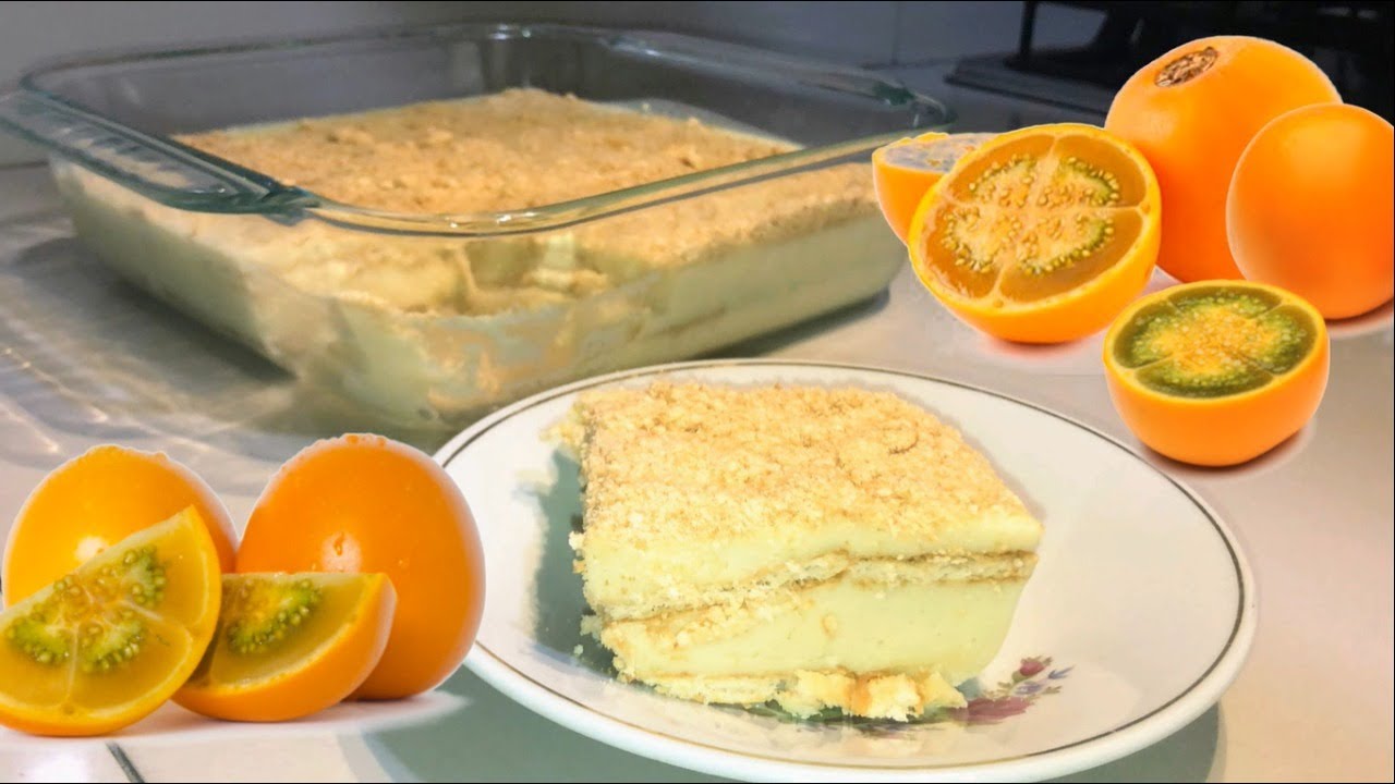 Como hacer POSTRE DE LULO//NARANJILLA Super Fácil y Rápido