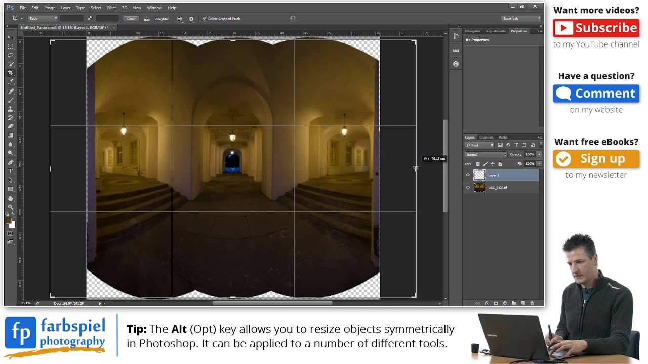 How to create a perfect interior panorama image
