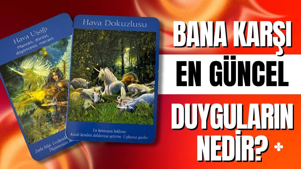BANA KARŞI EN GÜNCEL DUYGULARI NE?  ( Randevular ve Eğitimler için WhatsApp Mesaj Hattı 05347979123)