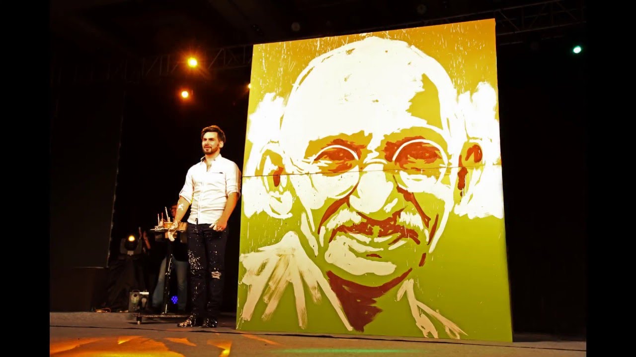 Denys Dytyniuk. Portrait of Mahatma Gandhi - Денис Дытынюк. Протрет Махатма Ганди