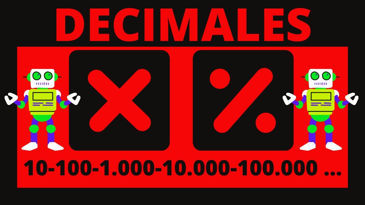 MULTIPLICACION Y DIVISION DE NUMEROS DECIMALES POR LA UNIDAD SEGUIDA DE CEROS 💚🙃🍒*