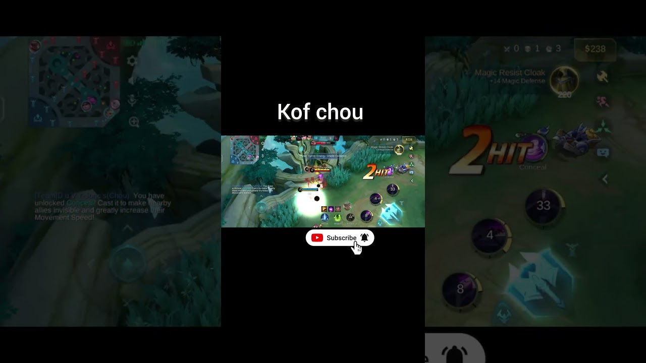 kof chou 😱 #mlbb #kofchou #choumlbb