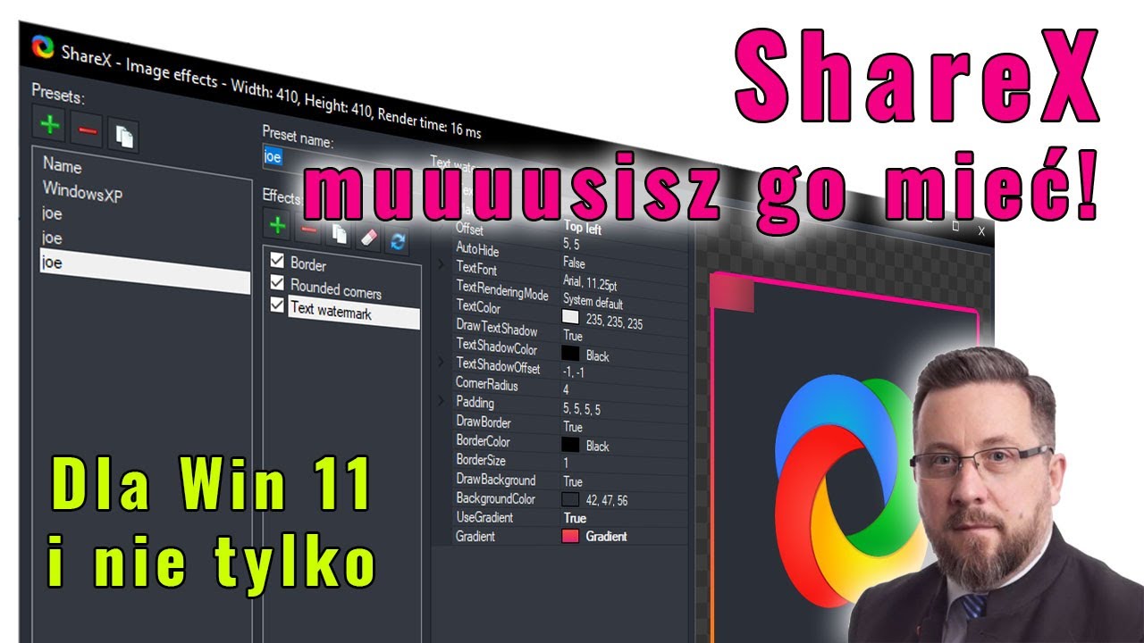 ShareX - fajne programy kt&oacute;re MUUUSISZ mieć do Win11 i nie tylko :D