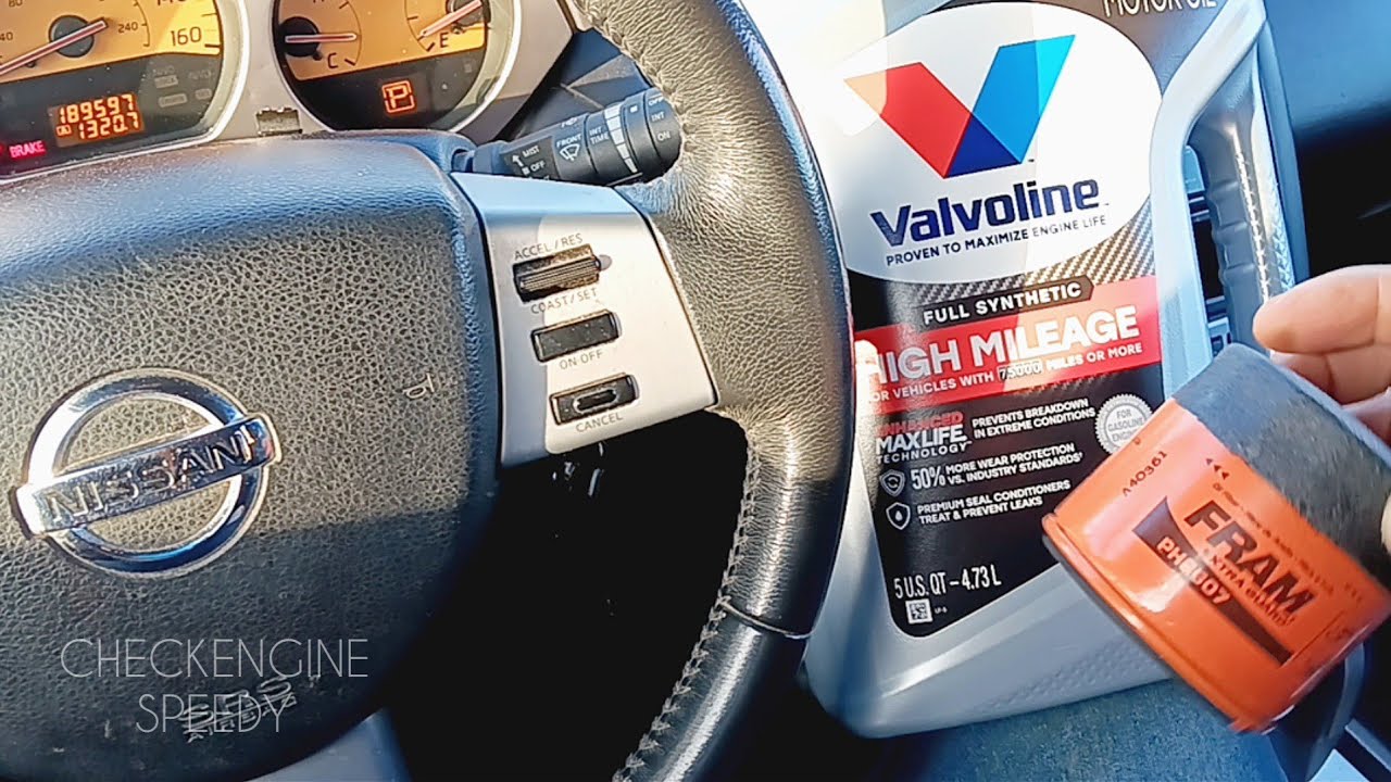 Cómo Cambiar Aceite y Filtro del Motor Nissan Murano 2003-2007  3.5Lt