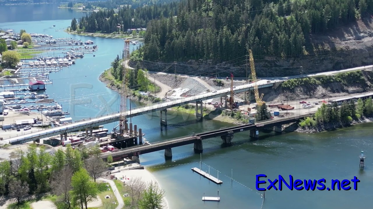 Sicamous Bruhn Bridge Replacement Progress
