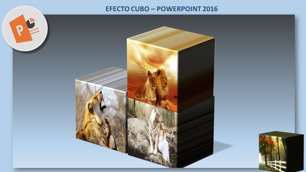 EFECTO CUBO - POWERPOINT 2016