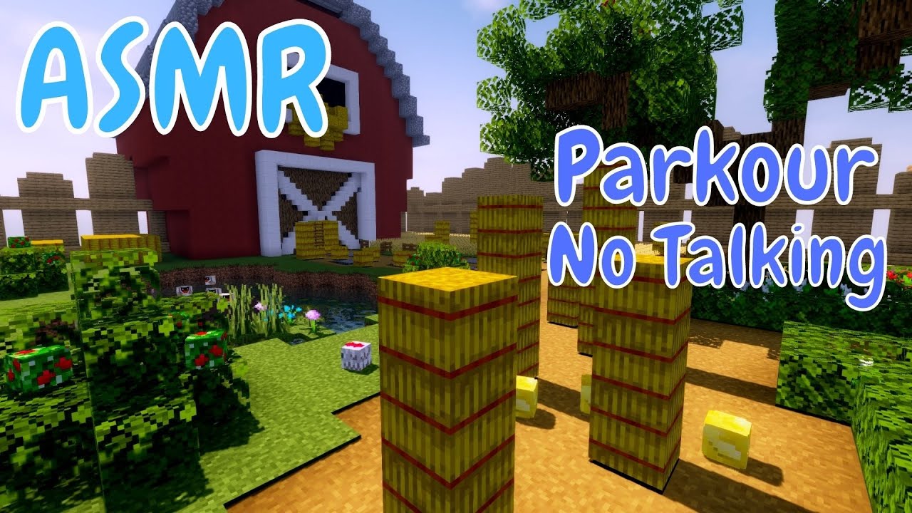 ASMR Gaming | Minecraft Parkour No Talking Keyboard Sounds 💤