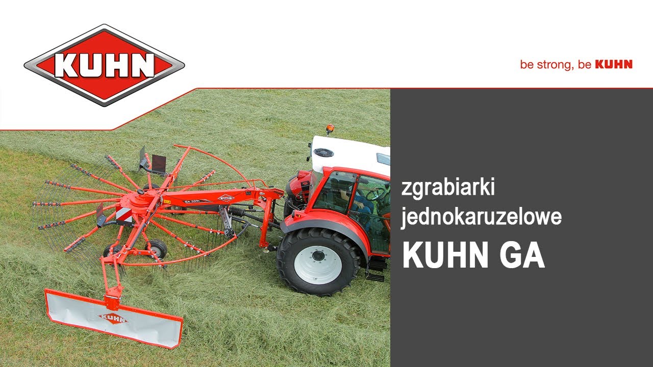 Zgrabiarki jednokaruzelowe KUHN GA