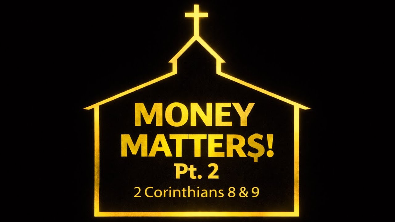 Money Matters! Pt.2 | Pastor Anthony Kidd | 2 Corinthians 8 & 9