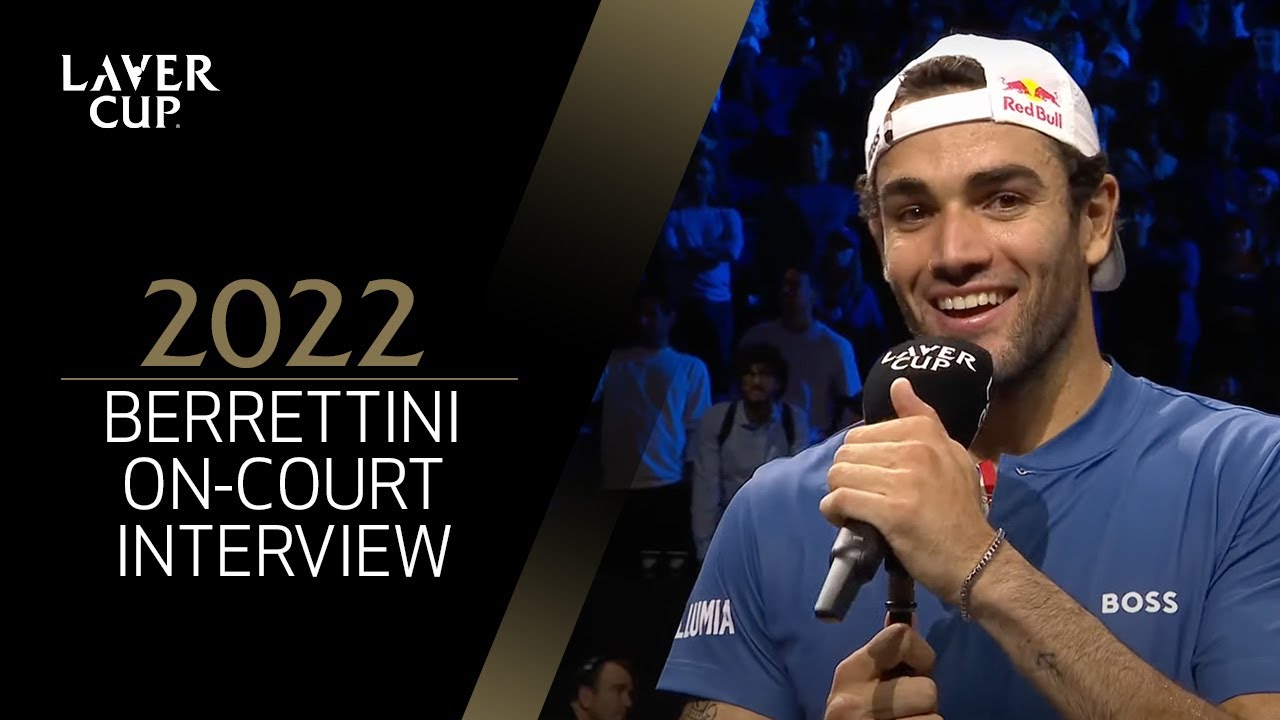 Matteo Berrettini On-Court Interview | Laver Cup 2022