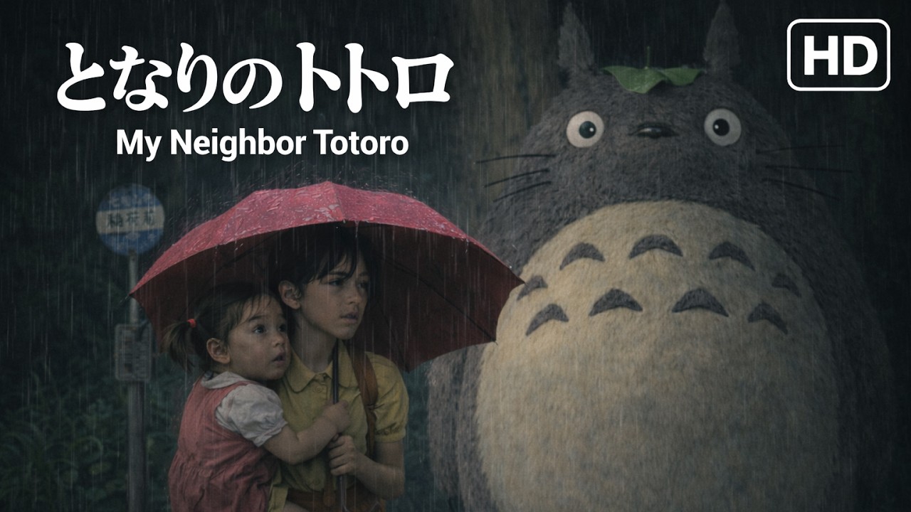 『となりのトトロ』をAIで&ldquo;実写化&rdquo;してみた / AI Reimagines My Neighbor Totoro as Live Action Movie