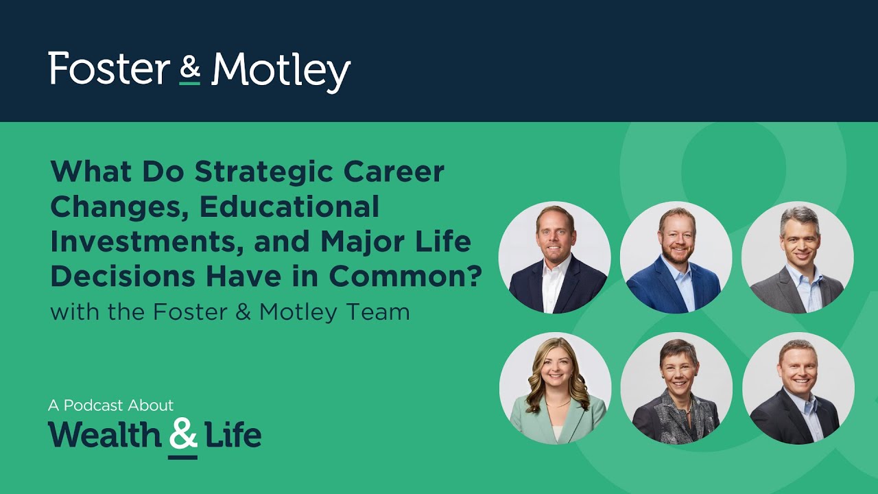 What Do Strategic Career Changes, Educational Investments, and Major Life Decisions Have in Common?
