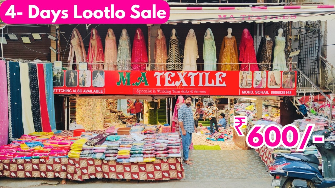 4- Days Lootlo Sale ₹ 600/- Partywear Pakistani Suits Bridal Gharara Palazzo Barbie Frocks Lehengas