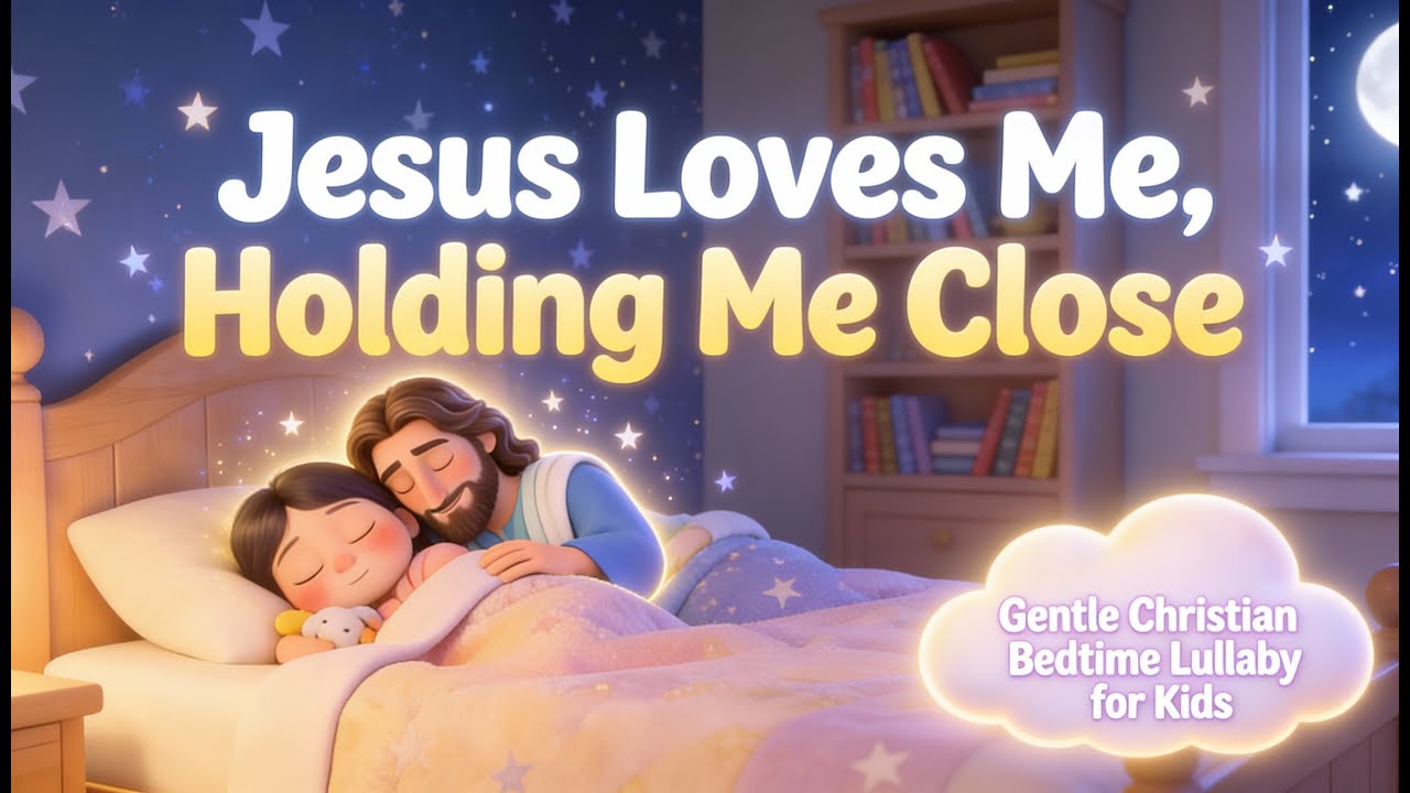 Jesus Loves Me, Holding Me Close | Gentle Christian Bedtime Lullaby for Kids #lullaby #lullabies