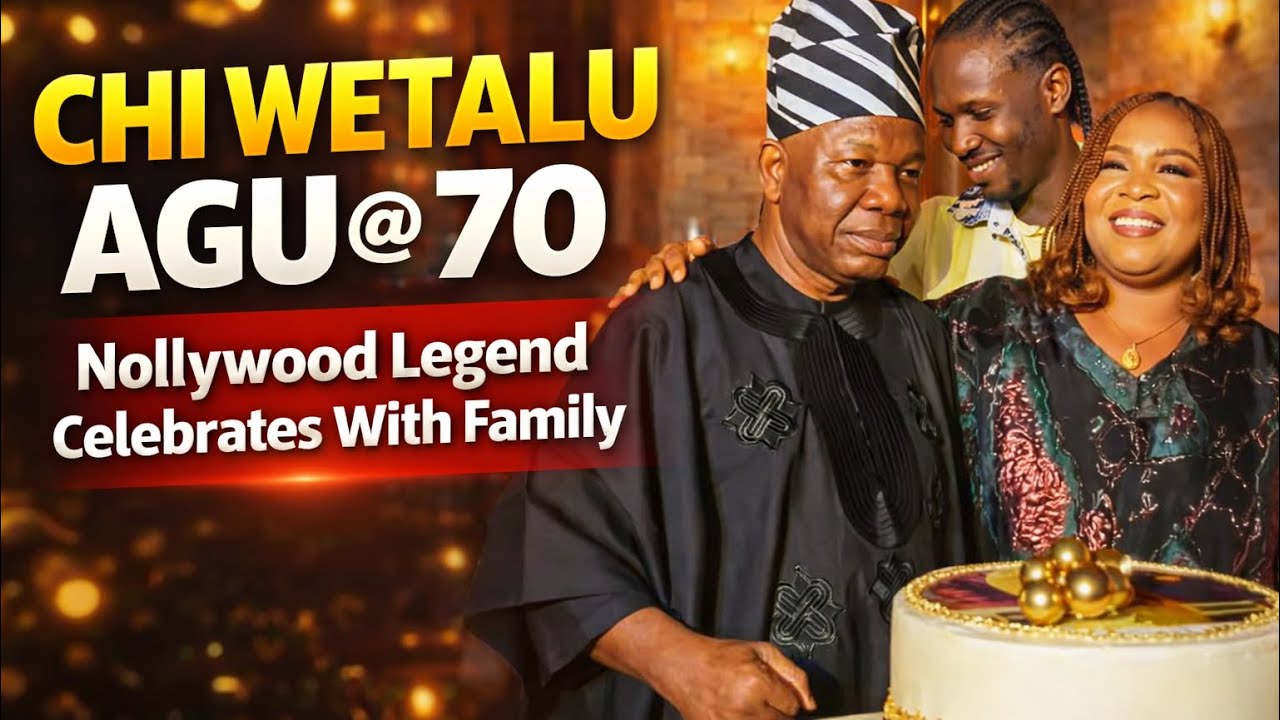 70 Years Strong! Nollywood Icon Chiwetalu Agu Celebrates Birthday With Family ❤️ 
