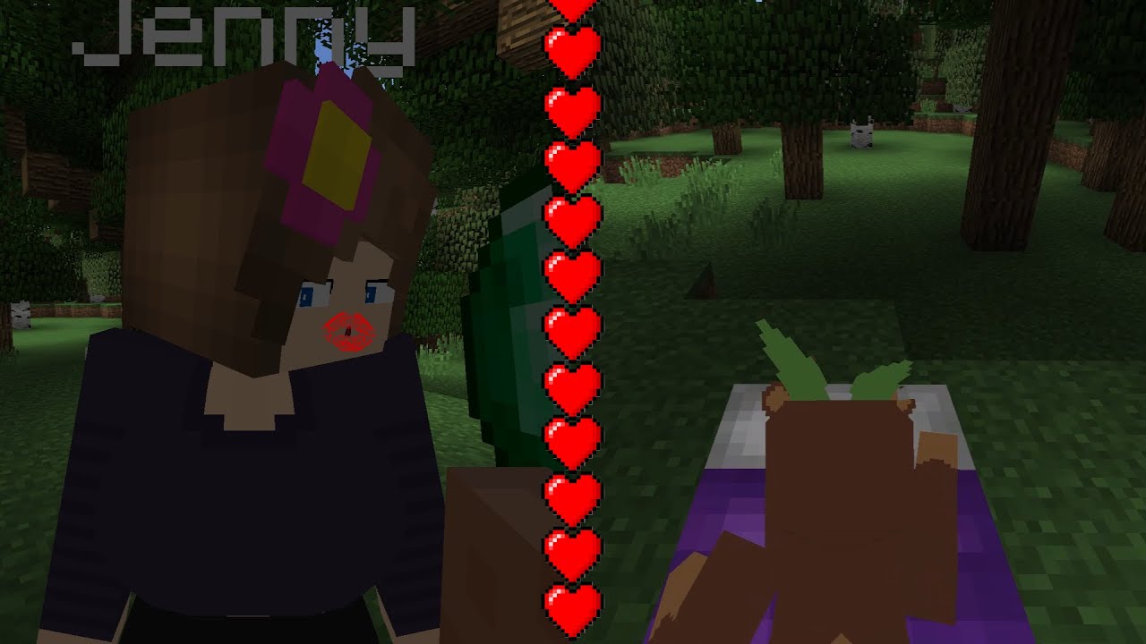 Can You Get a Girlfriend in Minecraft? Watch What Happens! JENNY MOD!