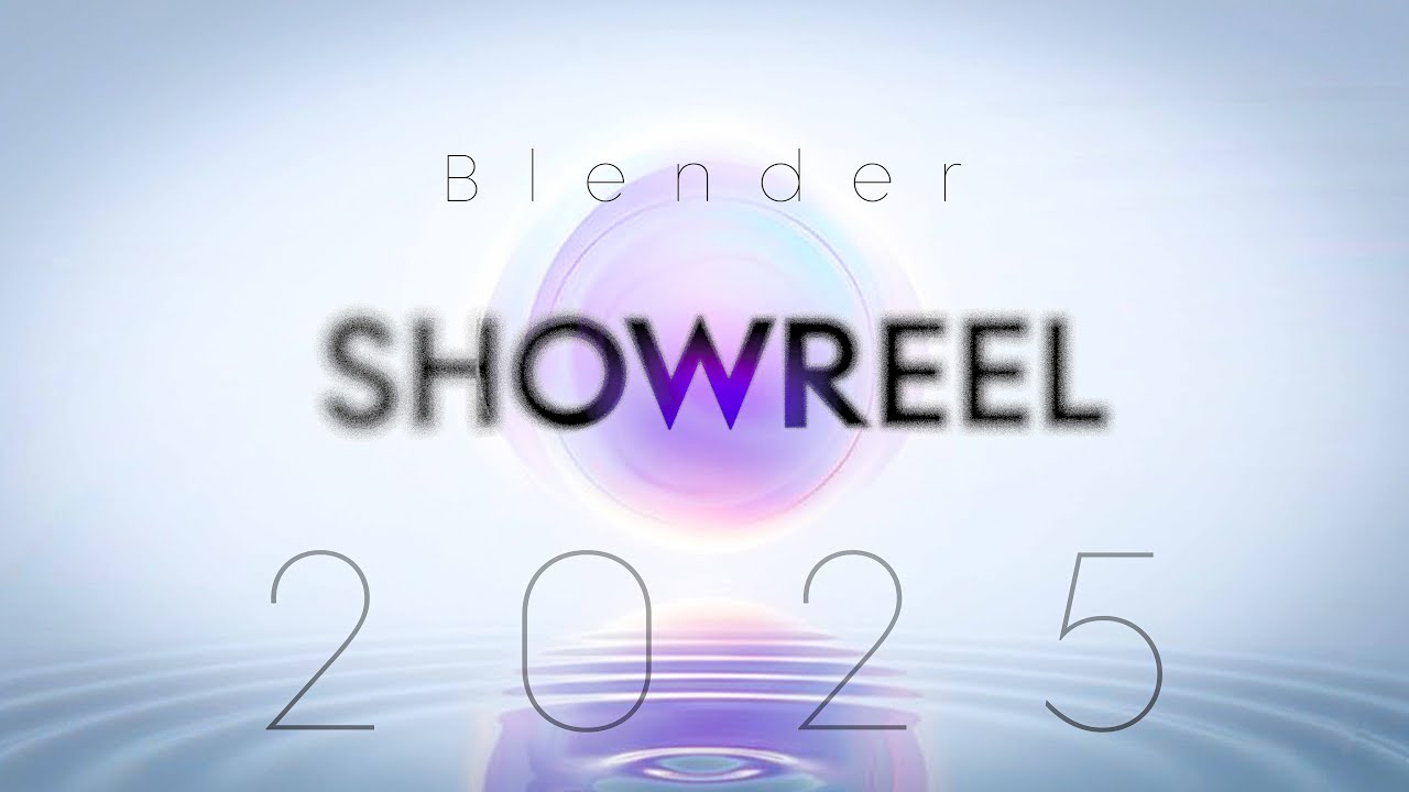 Видеопрезентация Blender 2025 | Подборка знаковых работ