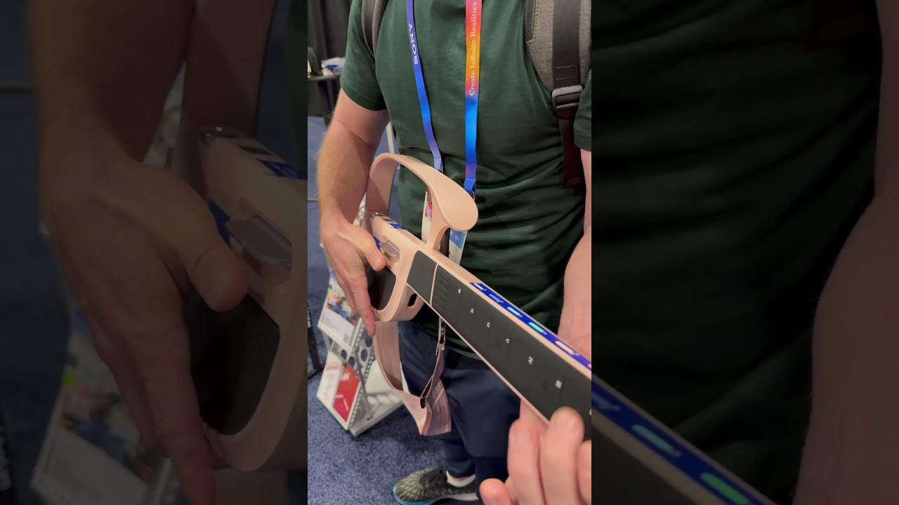 CES 2025 Unveiled. Liber Live C1. First stringless guitar.