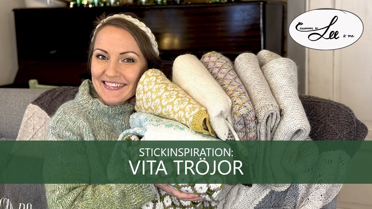 Stickinspiration: Vita tröjor