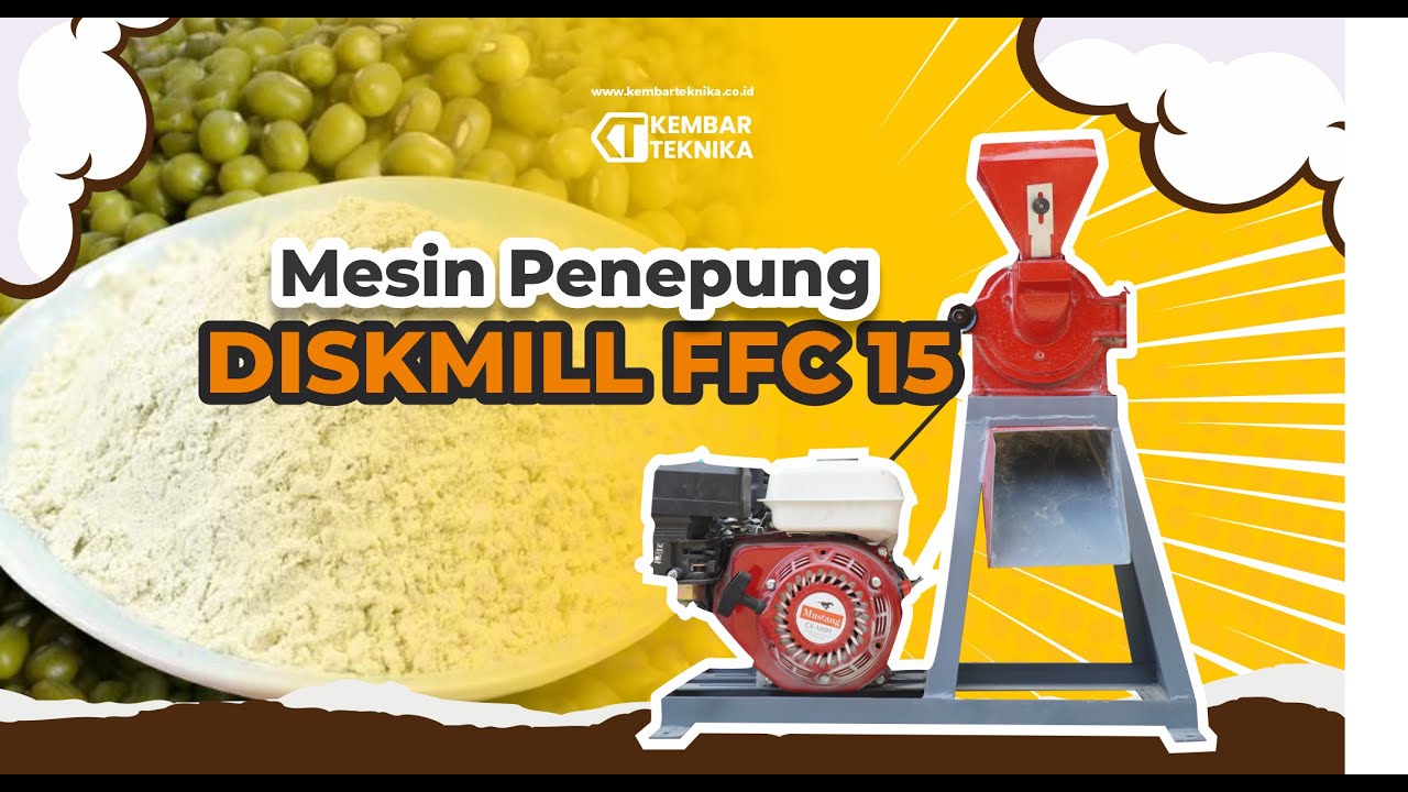 MESIN PENEPUNG PRAKTIS & SERBAGUNA !! Diskmill FFC 15 | HUBUNGI : 081393998339