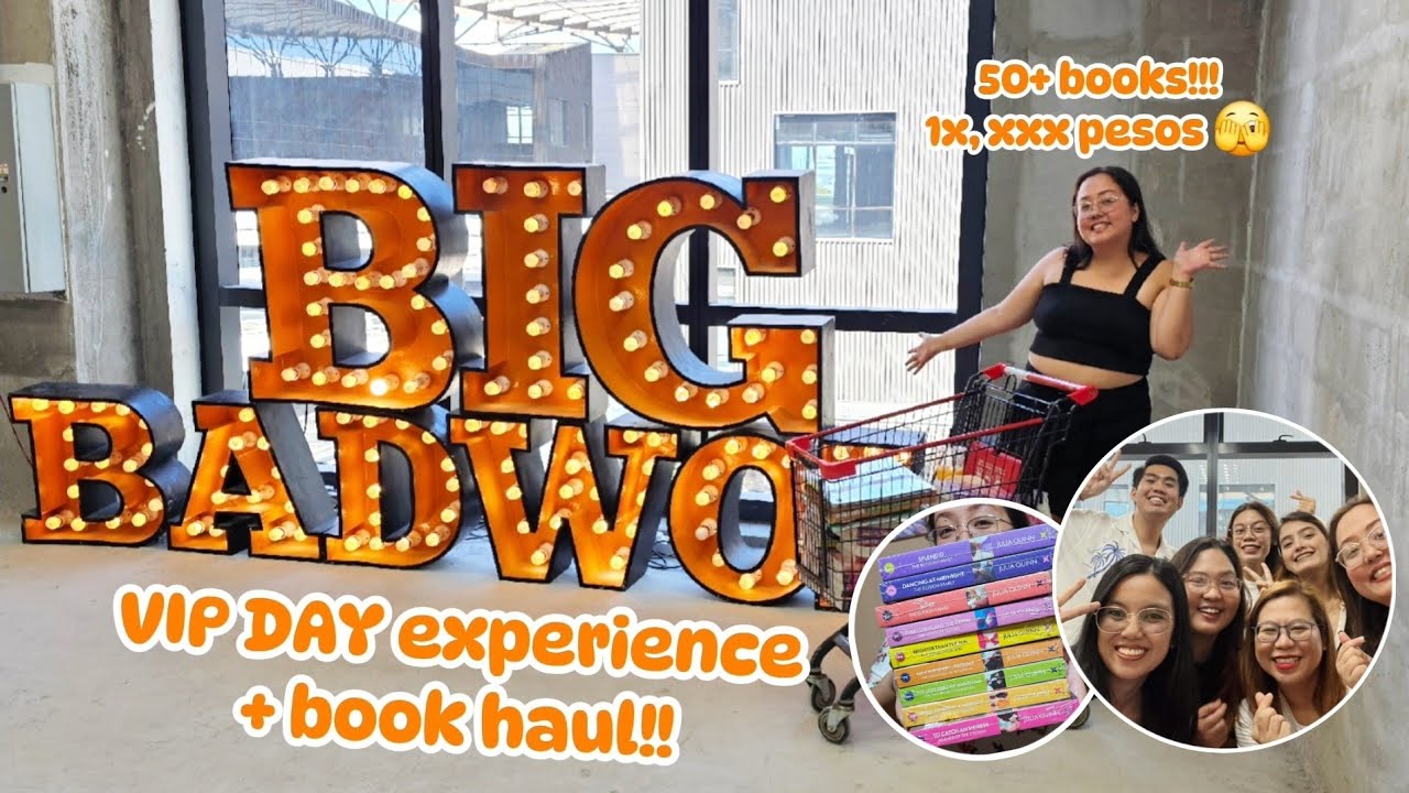 big bad wolf manila 2024 | vip day experience & 50+ book haul! 🐺