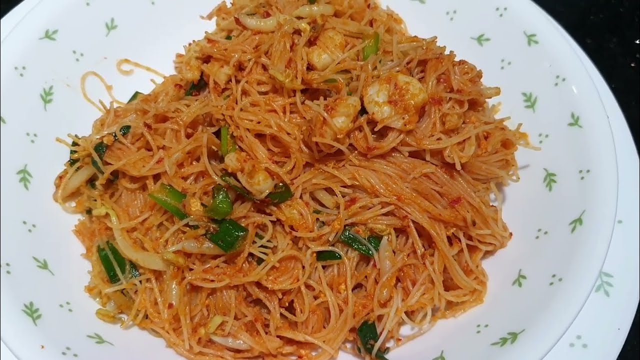 02 - Bihun Udang Goreng Tauchu (Fried Shrimp Vermicelli Fermented Soybean Paste) #malaysiandishes 