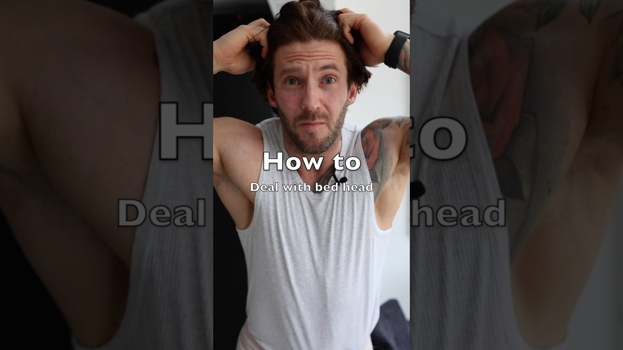 How to deal with bed head 🕺🏻🫶 #menshair #bedhead #haircare