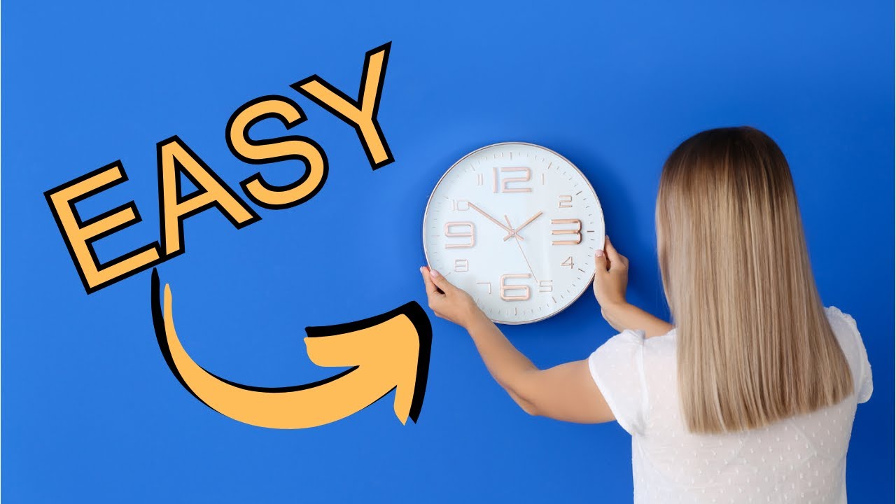 How to hang a clock | A beginners guide to using your drill