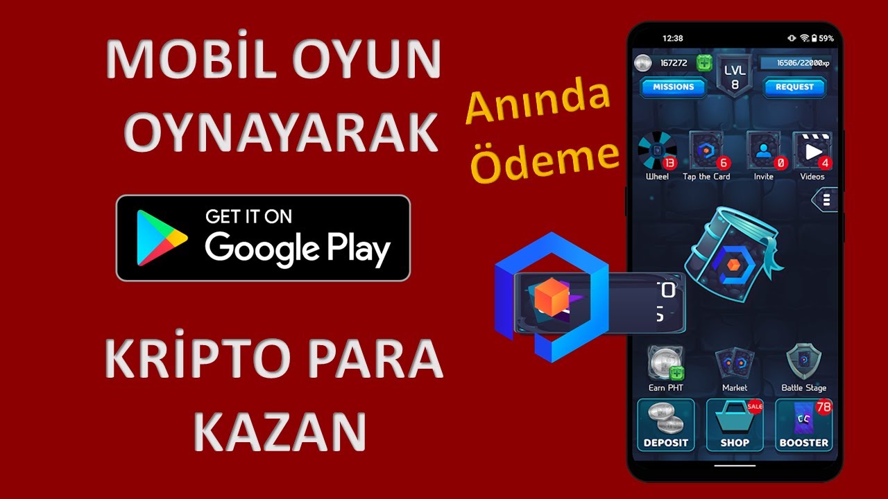 &Uuml;cretsiz Kripto Para Kazandıran Mobil Oyun (Değeri Artıyor)