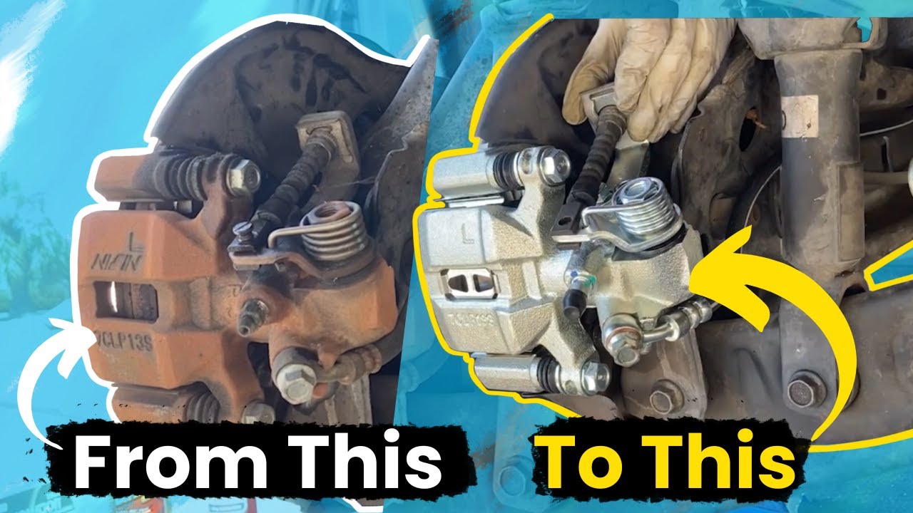 1999-2000 Honda Civic Si, Replace Rear Rotors, Calipers, Pads, Brake Lines - Girlie Garage