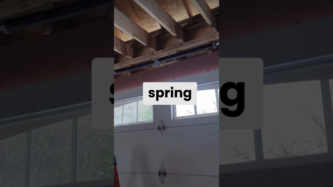 ⚠️ This is your one and ONLY warning: Leave the garage door springs to the pros!