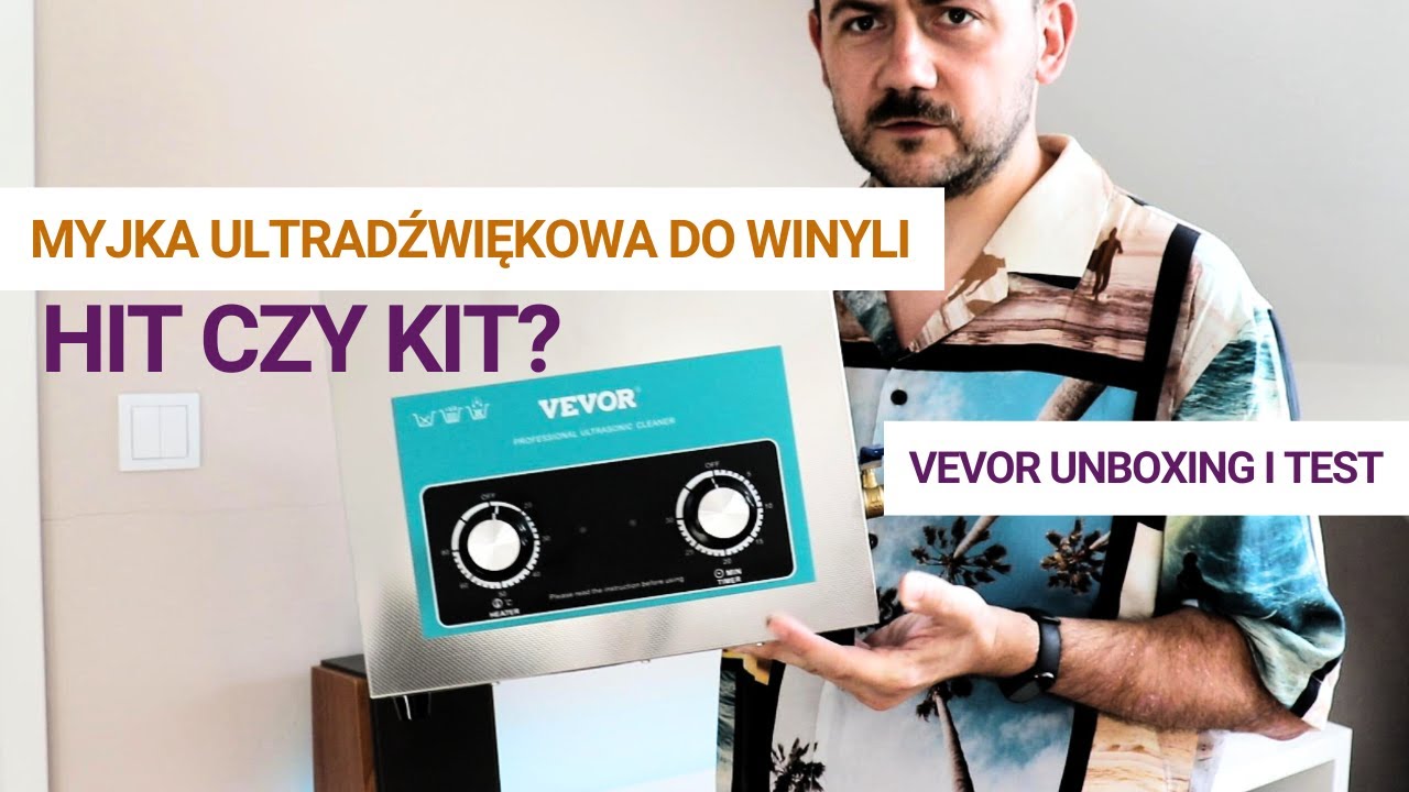 Myjka ultradźwiękowa do winyli – HIT czy KIT? | VEVOR Unboxing i Test