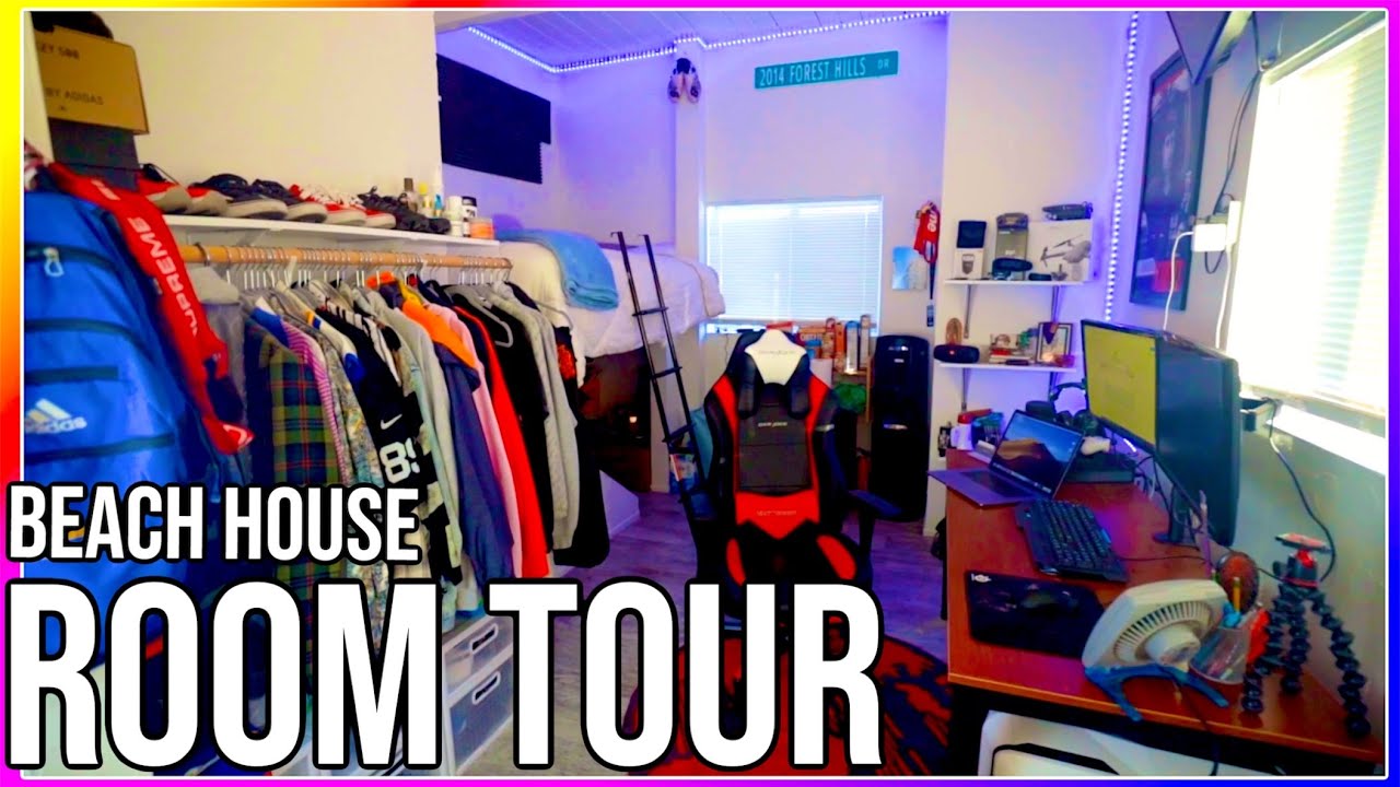 Isla Vista, California Beach House Master Bedroom Room Tour | UCSB Room Tour 2020 | INSANE Interior