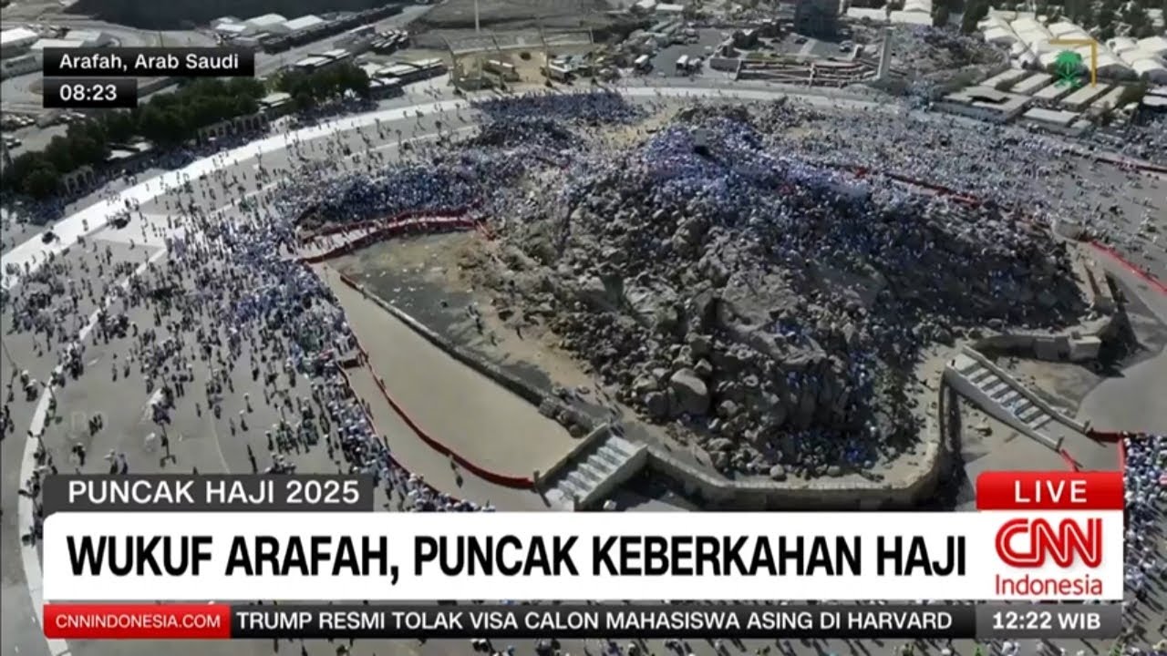 LIVE! Puncak Haji 2025, Wukuf di Arafah