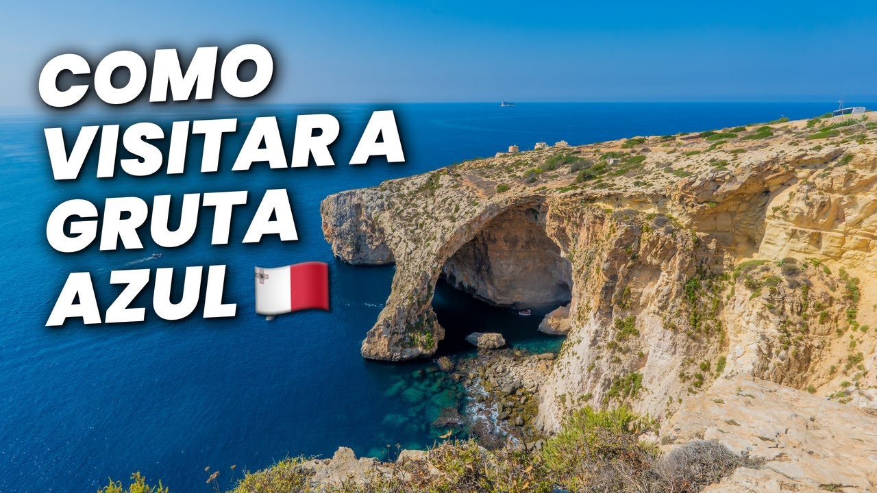 ESTE LUGAR PRECISA ESTAR NO SEU ROTEIRO EM MALTA | Blue Grotto 🇲🇹