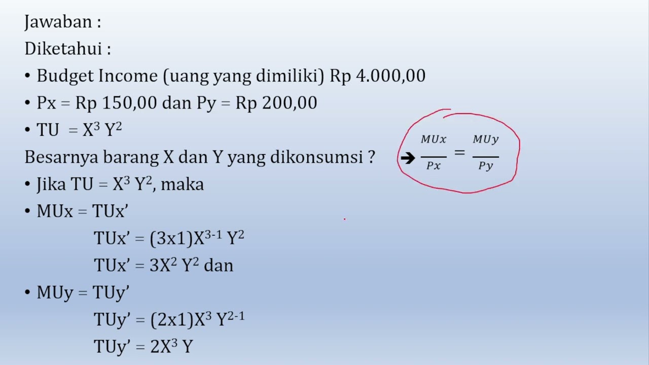 Kepuasan Maksimum