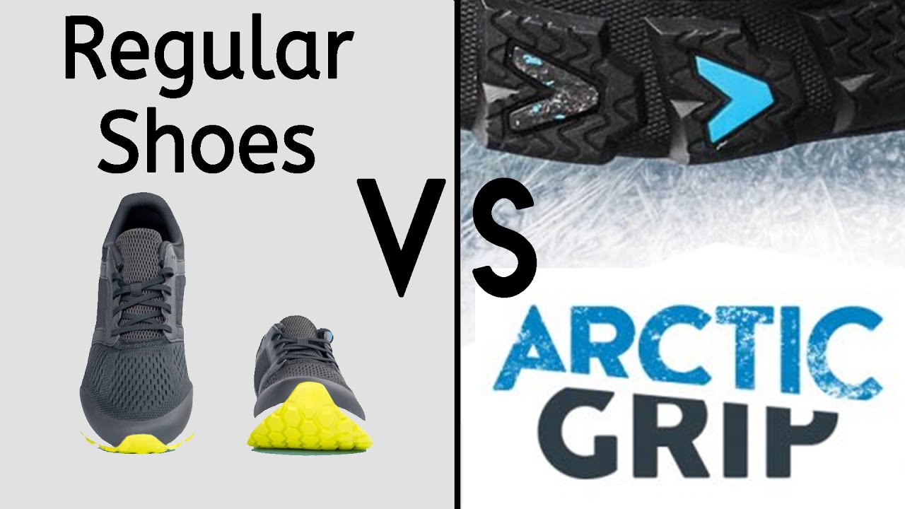 Slipping On ICE Test W/ Arctic Grip
