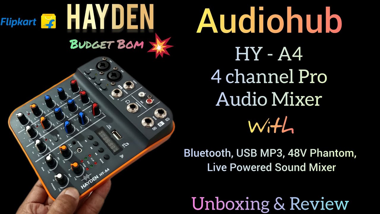 I Bought a Budget Mixer From Flipkart | Hayden HY - A4