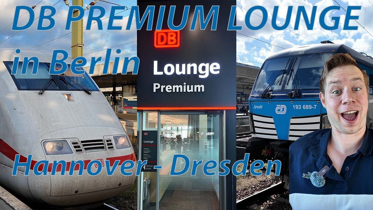 DB PREMIUM LOUNGE in BERLIN, 1. Klasse ICE-1 nach Berlin und EuroCity nach Dresden