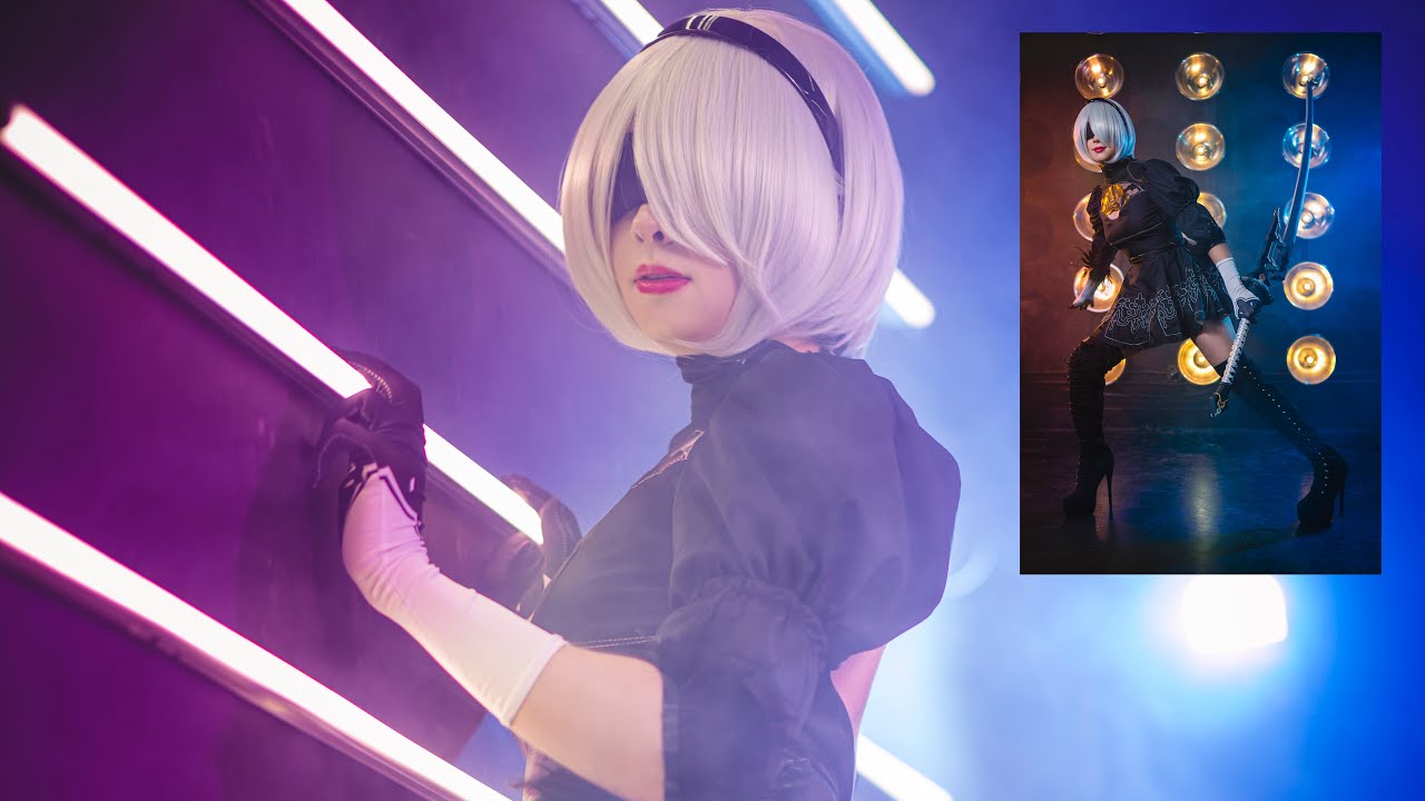 2B Cosplay Photoshoot With Sneaky (Zach Scuderi)