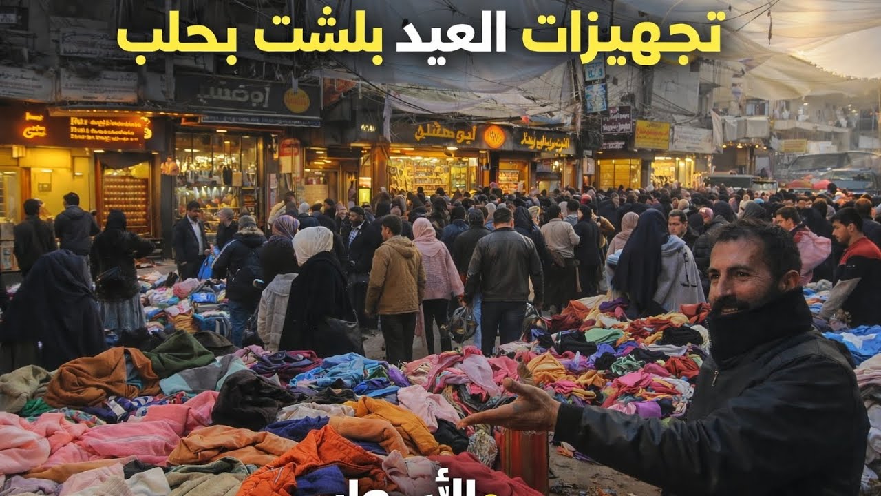 جولة بحي الشعار ،رمضان بسوق سد اللوز بحلب | تجهيزات العيد والرحمة الأسعار ! 😳
