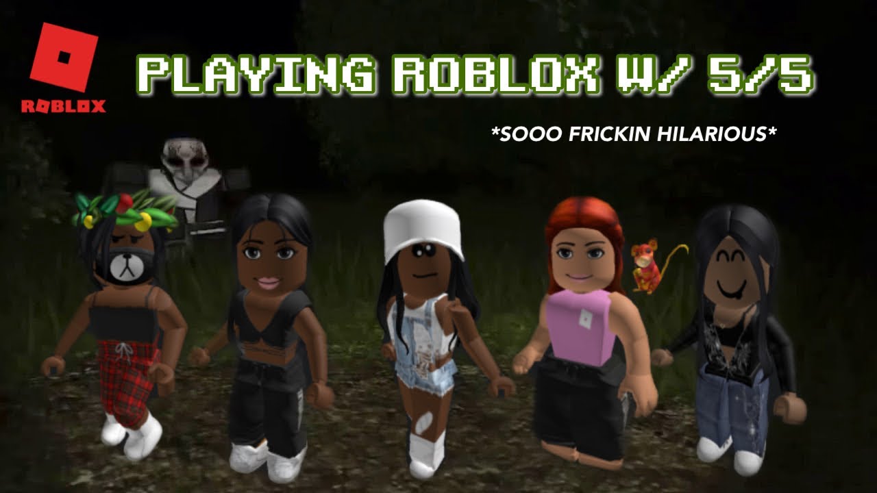 watch us scream & roast each other while playing ROBLOX .. (HILARIOUS)