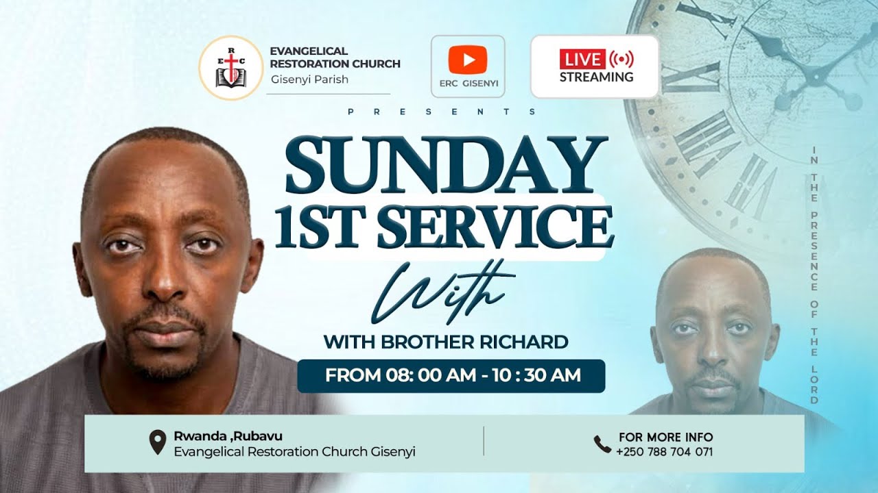 LIVE 🛑 ERC RUBAVU SUNDAY FIRST SERVICE 1.2.2026 WITH  FRERE GISCARD